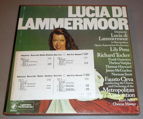 Lucia lammermoor lp box - lucia,