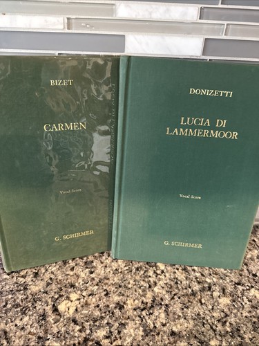 Opera vocal score set schirmer - score,