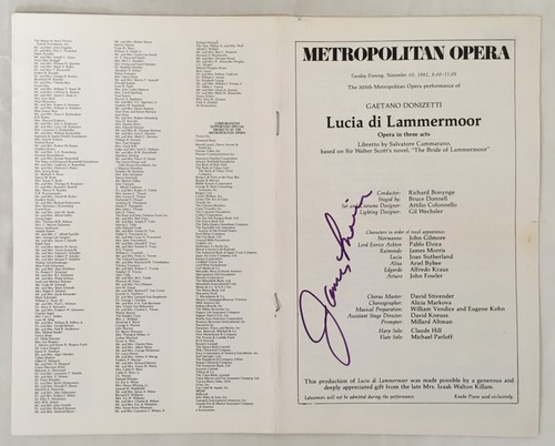 Metropolitan opera lucia di - opera, "lucia